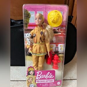 New in Box Fire Fighter Barbie 2020